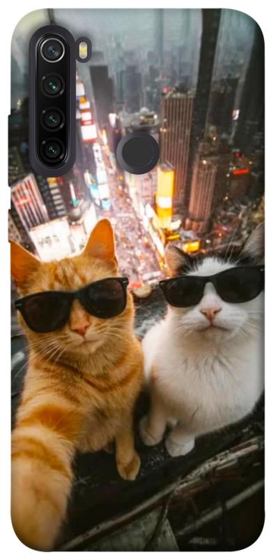 Чохол itsPrint Cool cats city для Xiaomi Redmi Note 8T, тварини, купити оптом з доставкою