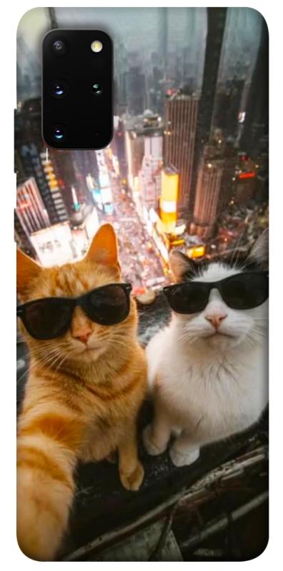 Чехол itsPrint Cool cats city для Samsung Galaxy S20+, котики, купить оптом с доставкой