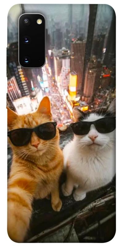 Чехол itsPrint Cool cats city для Samsung Galaxy S20, животные, купить оптом с доставкой