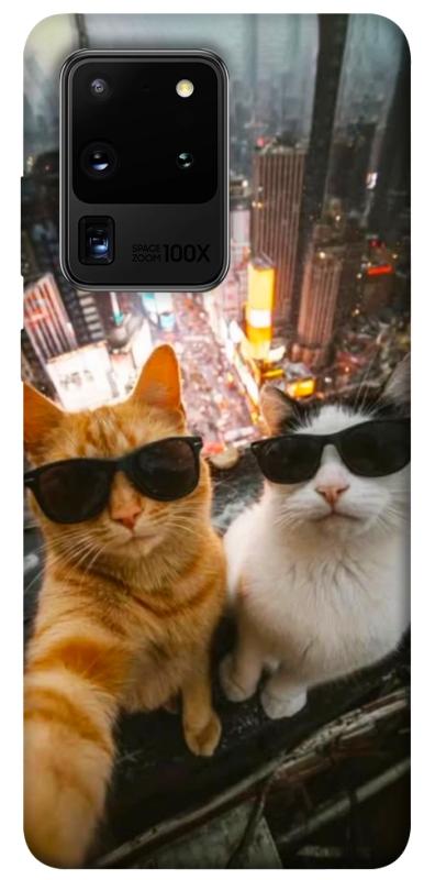 Чехол itsPrint Cool cats city для Samsung Galaxy S20 Ultra, животные, купить оптом с доставкой