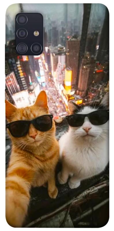 Чехол itsPrint Cool cats city для Samsung Galaxy A51, животные, купить оптом с доставкой
