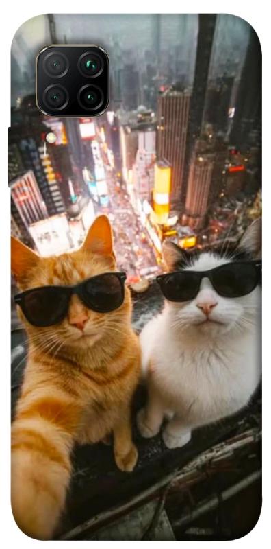 Чохол itsPrint Cool cats city для Huawei P40 Lite, тварини, купити оптом з доставкою