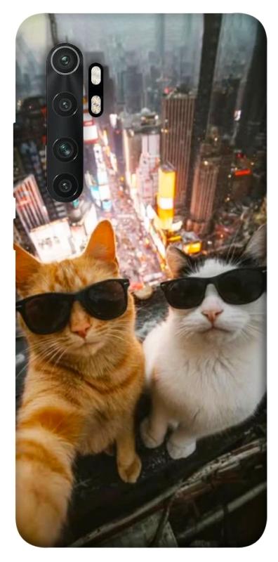 Чохол itsPrint Cool cats city для Xiaomi Mi Note 10 Lite, котики, купити оптом з доставкою