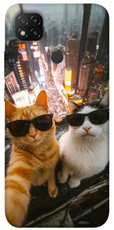 Чехол itsPrint Cool cats city для Xiaomi Redmi 9C, котики, купить оптом с доставкой