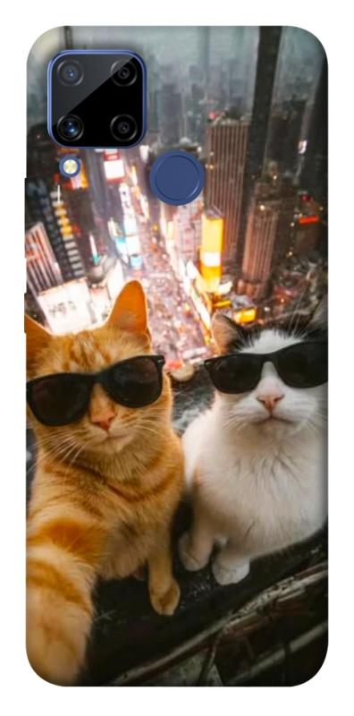 Чехол itsPrint Cool cats city для Realme C15, животные, купить оптом с доставкой