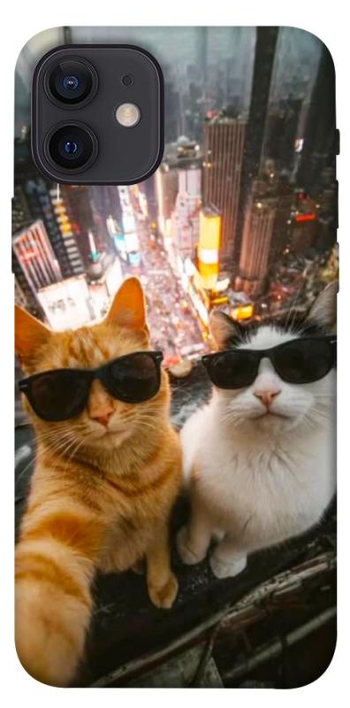 Чехол itsPrint Cool cats city для Apple iPhone 12 Pro (6.1"), животные, купить оптом с доставкой