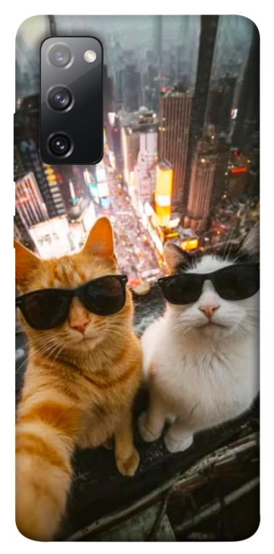 Чехол itsPrint Cool cats city для Samsung Galaxy S20 FE, котики, купить оптом с доставкой
