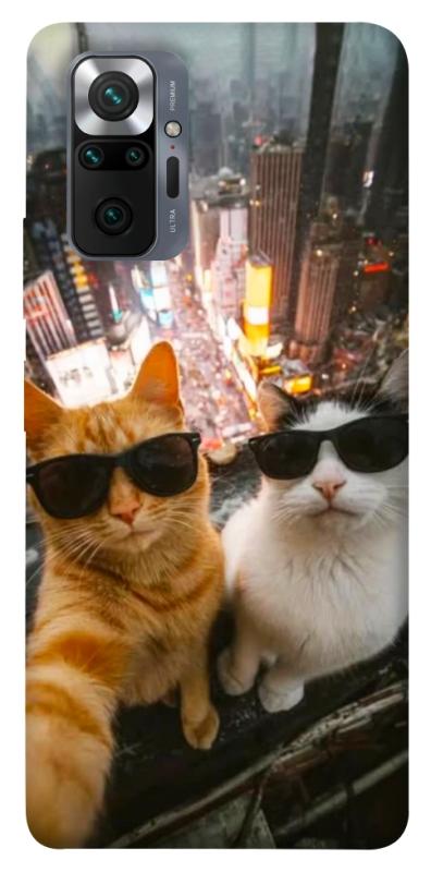 Чехол itsPrint Cool cats city для Xiaomi Redmi Note 10 Pro, животные, купить оптом с доставкой