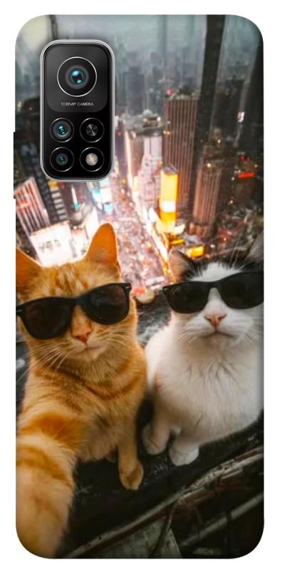 Чехол itsPrint Cool cats city для Xiaomi Mi 10T, котики, купить оптом с доставкой