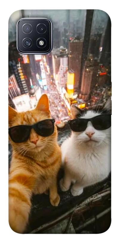Чехол itsPrint Cool cats city для Oppo A73, животные, купить оптом с доставкой