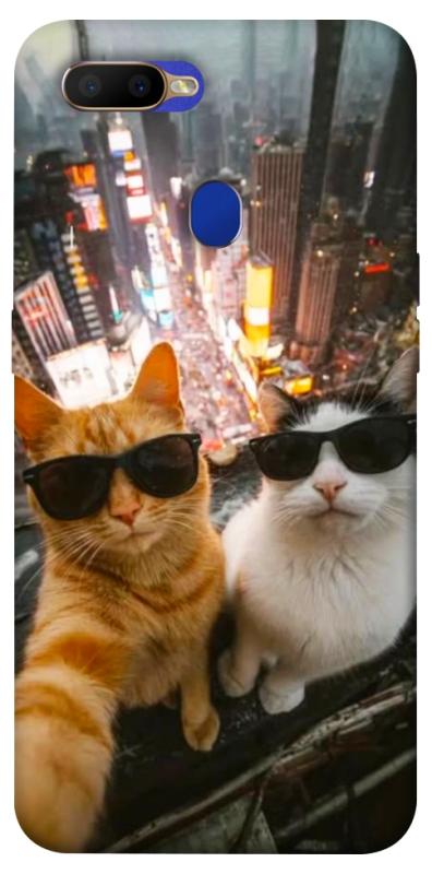 Чохол itsPrint Cool cats city для Oppo A5s / Oppo A12, тварини, купити оптом з доставкою