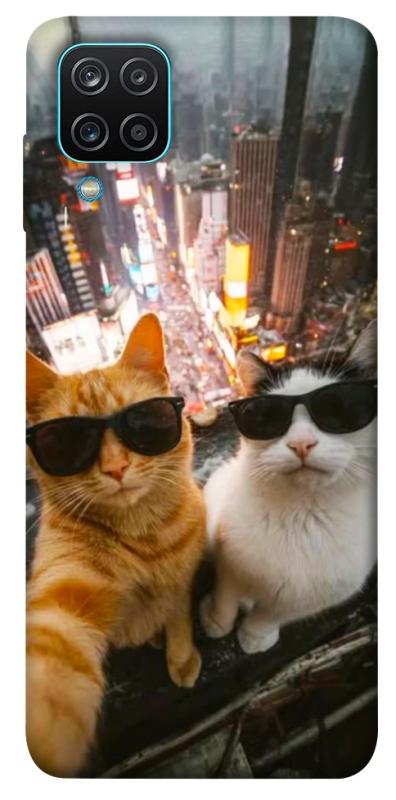 Чехол itsPrint Cool cats city для Samsung Galaxy A12, животные, купить оптом с доставкой
