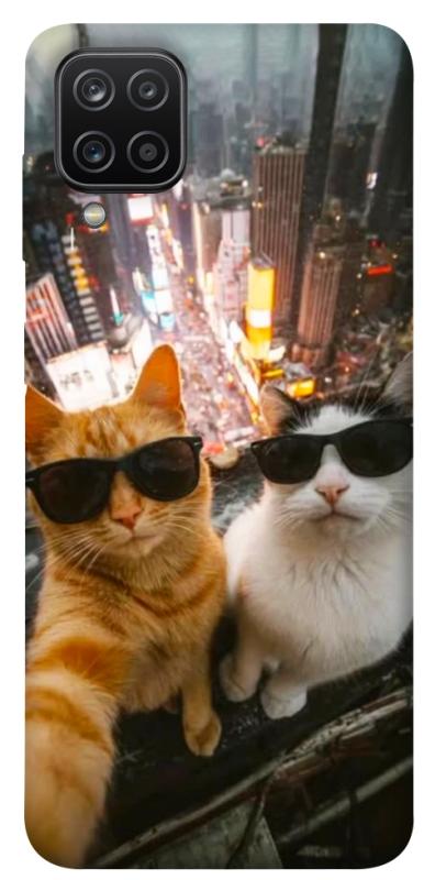 Чехол itsPrint Cool cats city для Samsung Galaxy A12, котики, купить оптом с доставкой