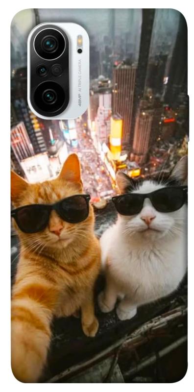 Чохол itsPrint Cool cats city для Xiaomi Redmi K40 / K40 Pro / K40 Pro+ / Poco F3, котики, купити оптом з доставкою