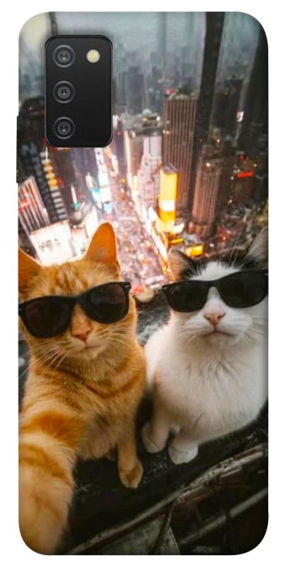 Чехол itsPrint Cool cats city для Samsung Galaxy A03s, животные, купить оптом с доставкой