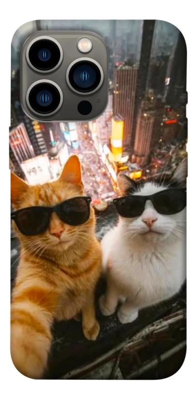 Чехол itsPrint Cool cats city для Apple iPhone 13 Pro (6.1"), животные, купить оптом с доставкой