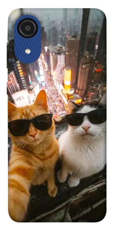 Чохол itsPrint Cool cats city для Samsung Galaxy A03 Core, котики, купити оптом з доставкою
