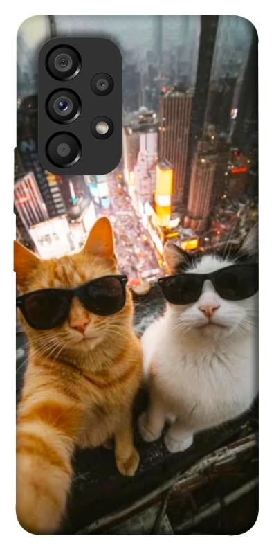 Чехол itsPrint Cool cats city для Samsung Galaxy A53 5G, животные, купить оптом с доставкой