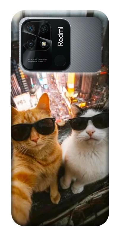 Чохол itsPrint Cool cats city для Xiaomi Redmi 10C, котики, купити оптом з доставкою