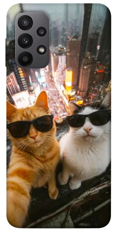 Чехол itsPrint Cool cats city для Samsung Galaxy A23 4G, животные, купить оптом с доставкой