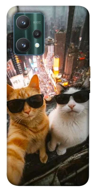 Чехол itsPrint Cool cats city для Realme 9 Pro, животные, купить оптом с доставкой
