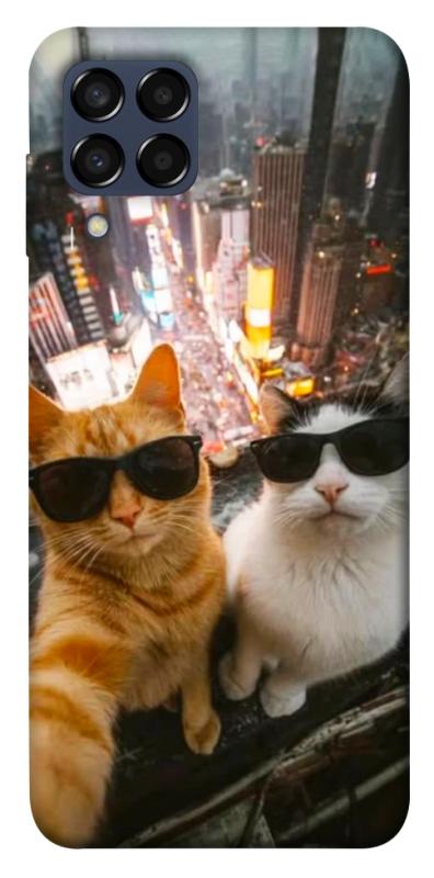 Чехол itsPrint Cool cats city для Samsung Galaxy M33 5G, котики, купить оптом с доставкой