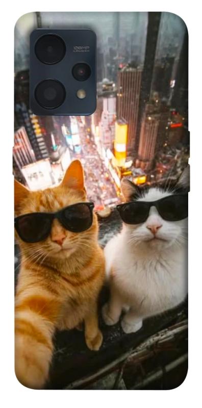 Чехол itsPrint Cool cats city для Realme 9 4G / 9 Pro+, котики, купить оптом с доставкой
