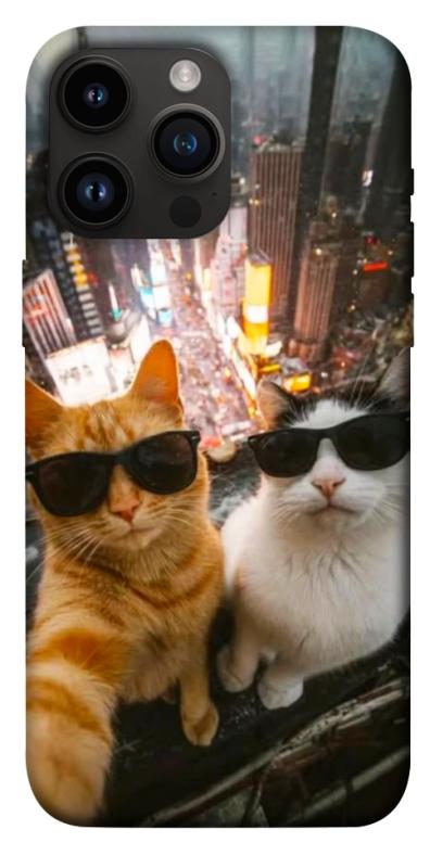 Чехол itsPrint Cool cats city для Apple iPhone 14 Pro Max (6.7"), животные, купить оптом с доставкой