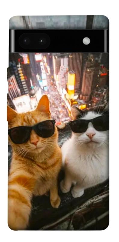 Чохол itsPrint Cool cats city для Google Pixel 6a, котики, купити оптом з доставкою