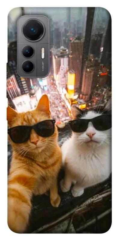Чехол itsPrint Cool cats city для Xiaomi 12 Lite, животные, купить оптом с доставкой