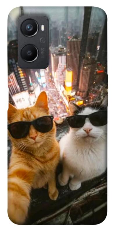 Чохол itsPrint Cool cats city для Oppo A96, котики, купити оптом з доставкою