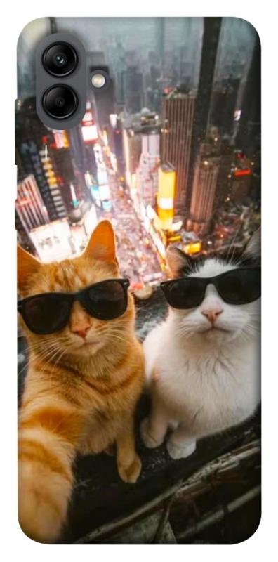 Чехол itsPrint Cool cats city для Samsung Galaxy A04, котики, купить оптом с доставкой