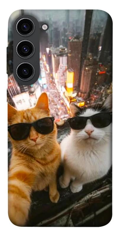 Чехол itsPrint Cool cats city для Samsung Galaxy S23, животные, купить оптом с доставкой