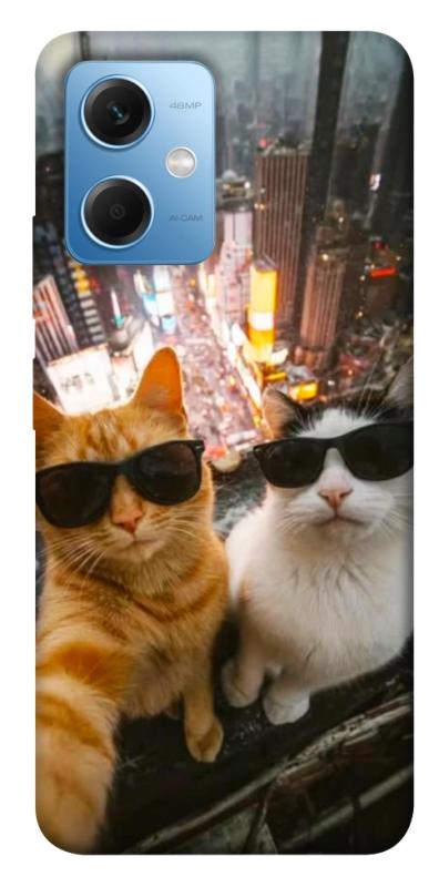 Чехол itsPrint Cool cats city для Xiaomi Redmi Note 12 5G, котики, купить оптом с доставкой