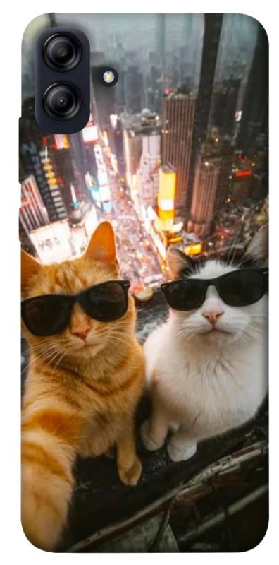 Чехол itsPrint Cool cats city для Samsung Galaxy A04e, животные, купить оптом с доставкой