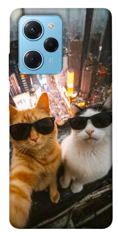 Чохол itsPrint Cool cats city для Xiaomi Poco X5 Pro 5G, котики, купити оптом з доставкою