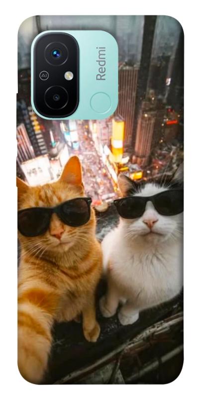 Чехол itsPrint Cool cats city для Xiaomi Redmi 12C, котики, купить оптом с доставкой