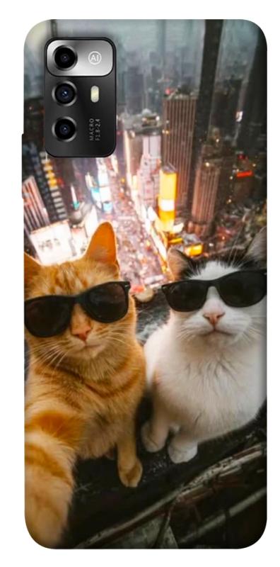 Чехол itsPrint Cool cats city для ZTE Blade A72, животные, купить оптом с доставкой
