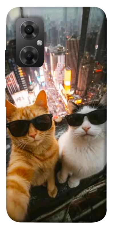 Чохол itsPrint Cool cats city для Xiaomi Redmi Note 11R, котики, купити оптом з доставкою
