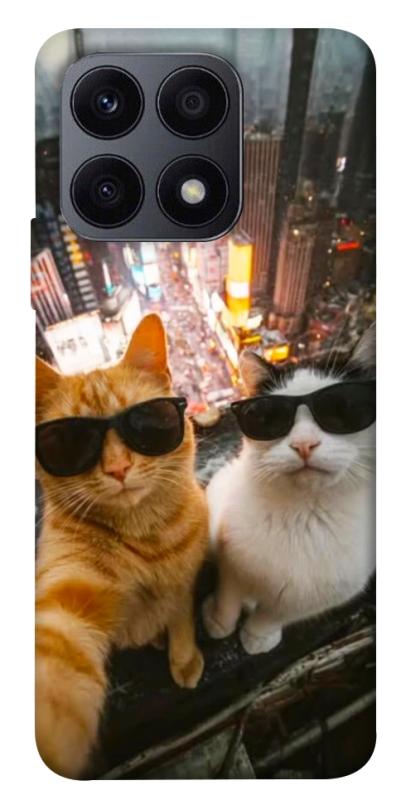Чехол itsPrint Cool cats city для Huawei Honor X8a, котики, купить оптом с доставкой