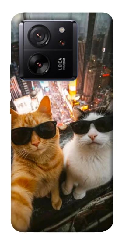 Чохол itsPrint Cool cats city для Xiaomi 13T, котики, купити оптом з доставкою