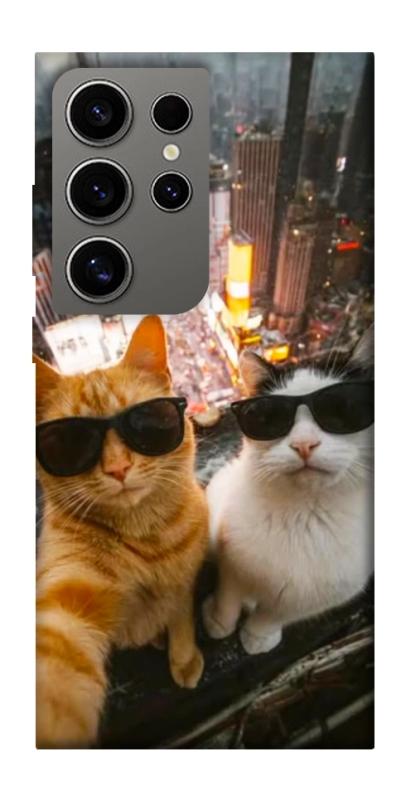Чохол itsPrint Cool cats city для Samsung Galaxy S24 Ultra, котики, купити оптом з доставкою