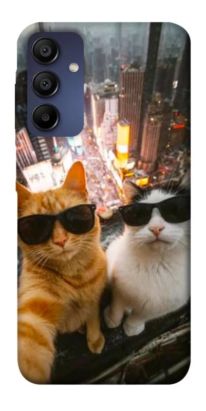 Чехол itsPrint Cool cats city для Samsung Galaxy A15 4G/5G, котики, купить оптом с доставкой