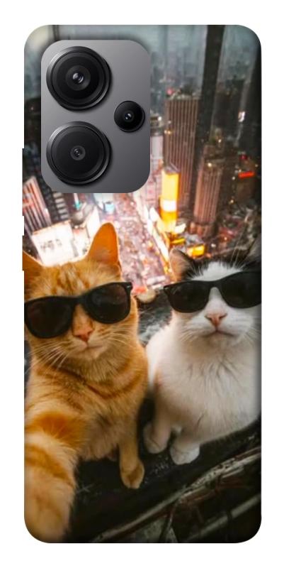 Чехол itsPrint Cool cats city для Xiaomi Redmi Note 13 Pro+, животные, купить оптом с доставкой