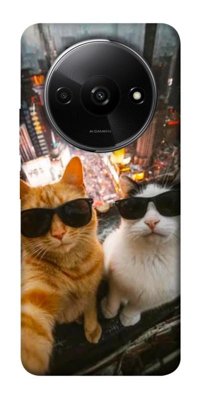Чохол itsPrint Cool cats city для Xiaomi Redmi A3, котики, купити оптом з доставкою