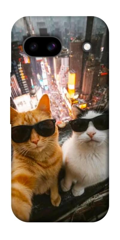 Чехол itsPrint Cool cats city для Google Pixel 8a, котики, купить оптом с доставкой