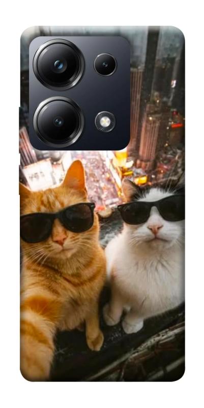 Чехол itsPrint Cool cats city для Xiaomi Redmi 13 4G / Poco M6 4G, животные, купить оптом с доставкой