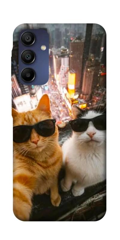 Чехол itsPrint Cool cats city для Samsung Galaxy A16 4G/5G, котики, купить оптом с доставкой