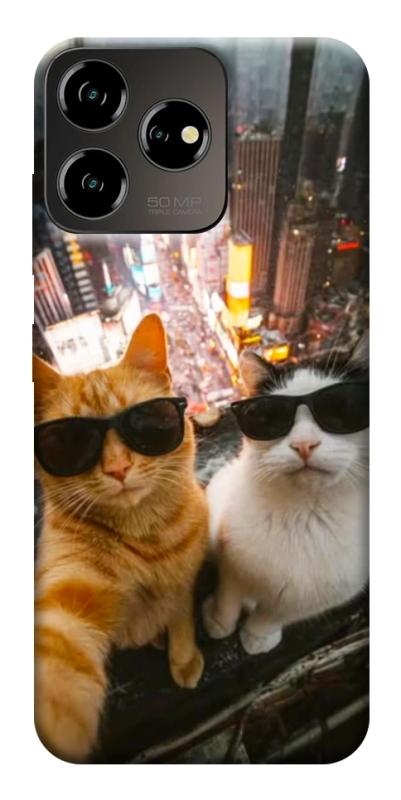 Чехол itsPrint Cool cats city для ZTE Blade V50 Desing 4G, котики, купить оптом с доставкой
