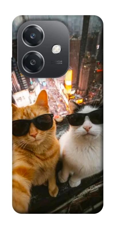 Чехол itsPrint Cool cats city для Oppo A3 4G, животные, купить оптом с доставкой